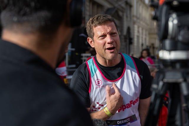 London Landmarks Half Marathon celebrity finishers 2024