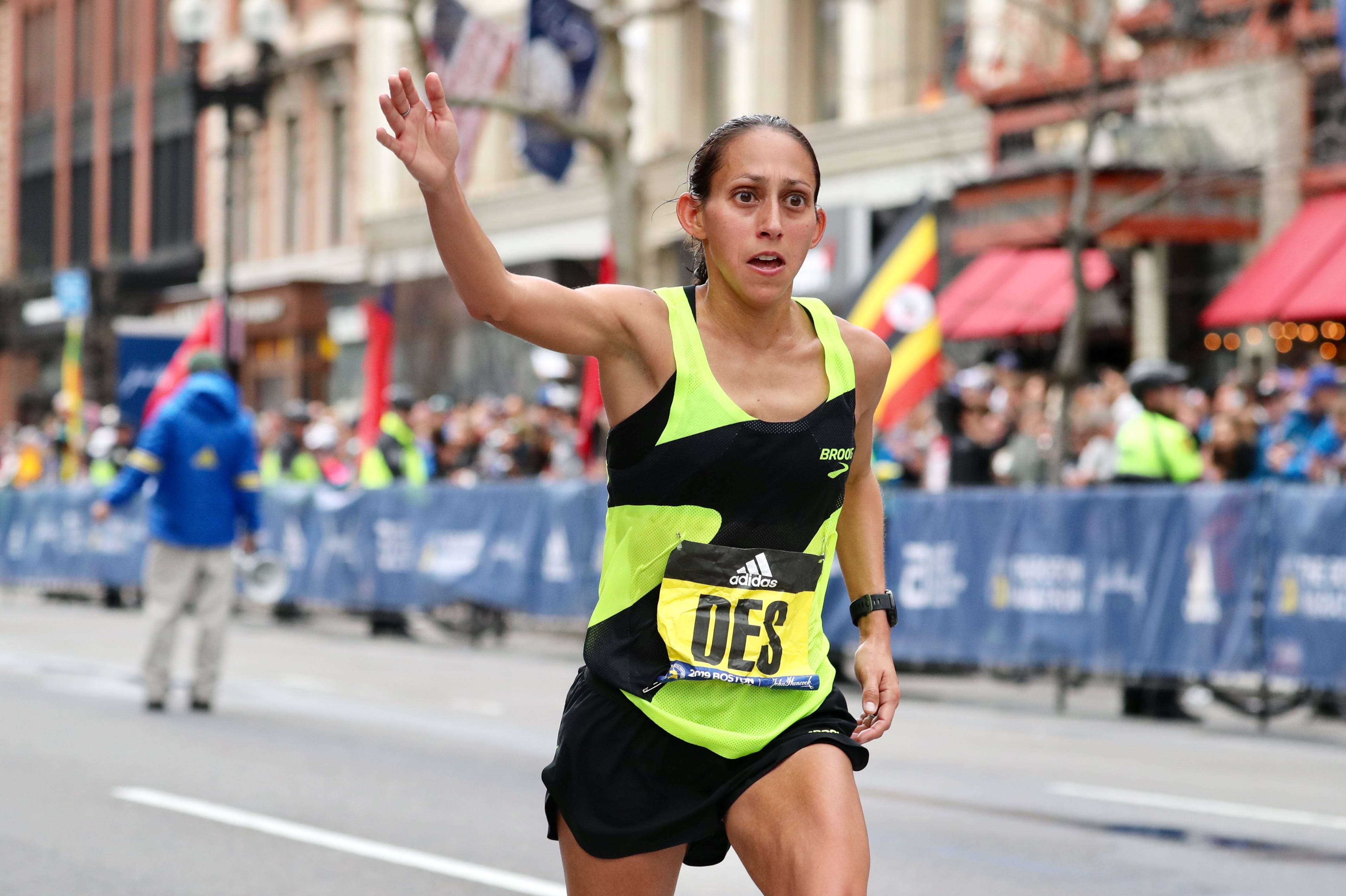 Desiree Linden Finishes Fifth at Boston Marathon Des Lindon Boston