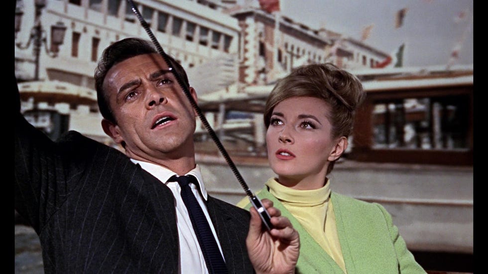 desde rusia con amor 1963, con sean connery y daniela bianchi