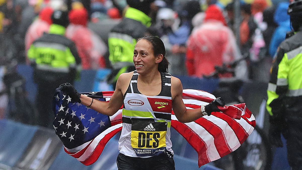 preview for Desiree Linden Wins 2018 Boston Marathon, Is Ready For A Beer