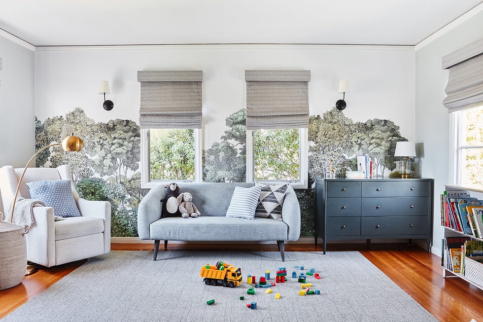 kids playroom ideas, wall mural