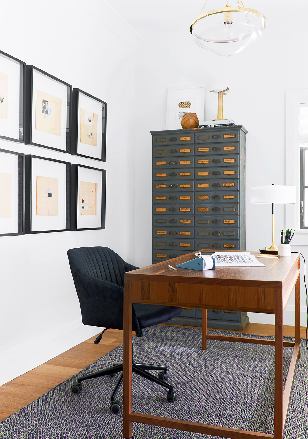 organized at home office