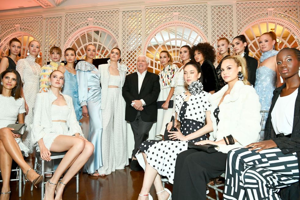 dennis basso front row backstage new york fashion week september 2023