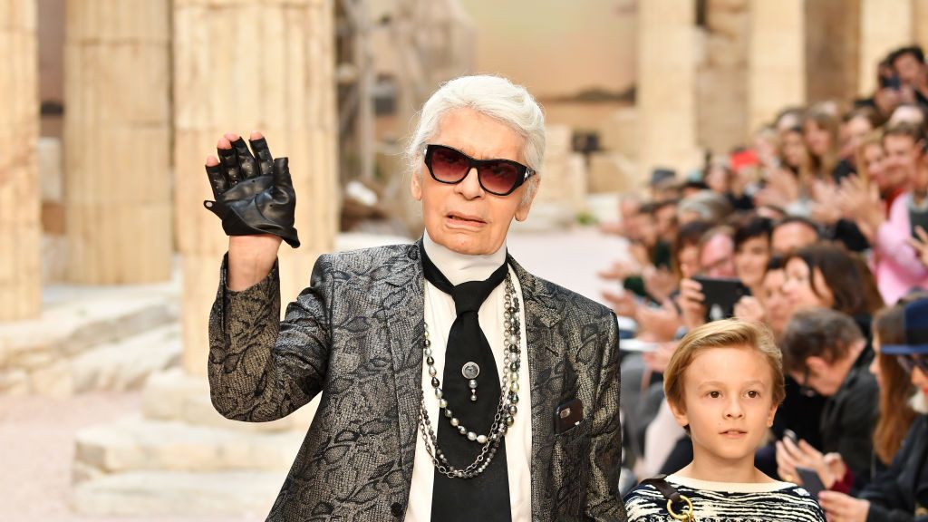 Chanel designer Karl Lagerfeld FINALLY reveals his age as 77 - and admits  he had no idea when he was born until his mother died