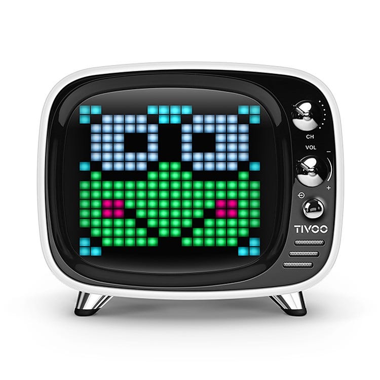 Altavoz despertador con editor LED Tivoo