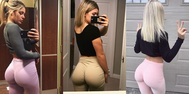 Clothing, Waist, Abdomen, Sportswear, Blond, Hip, Leg, Shoulder, yoga pant, Trunk, 