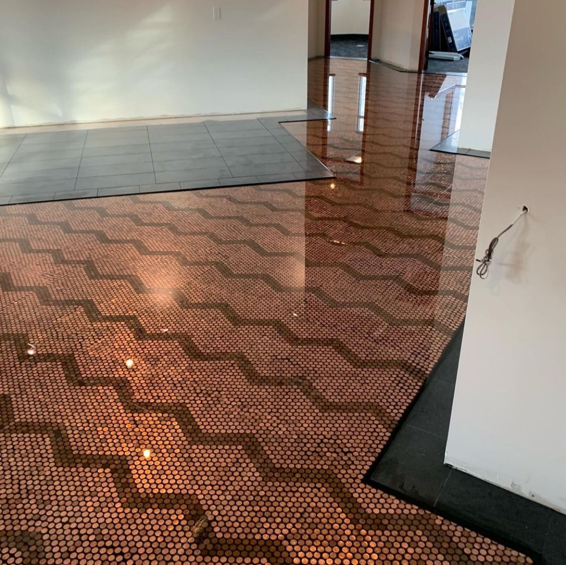 How to Install a Penny Floor According to Experts