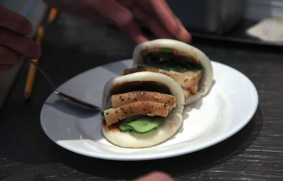 the momofuku pork bun, a creation of superstar chef david chang