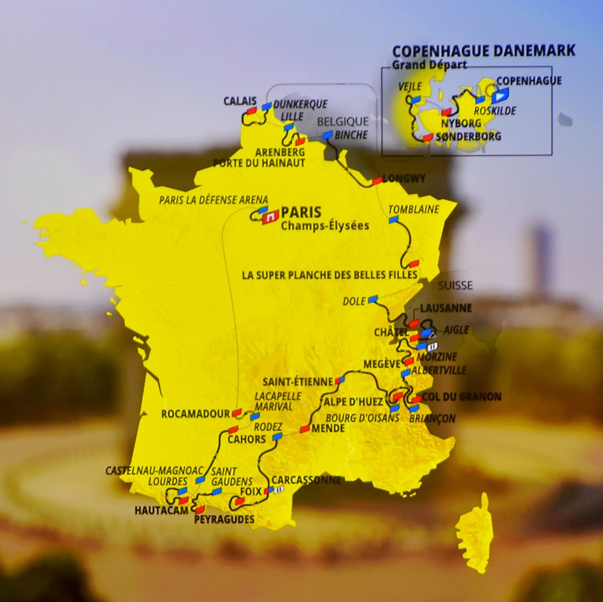 109th tour de france 2022 and 1st tour de france femmes 2022 route presentation