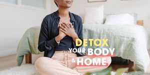refresh your life with our guide to detoxing your body and home woman sitting in front of bed