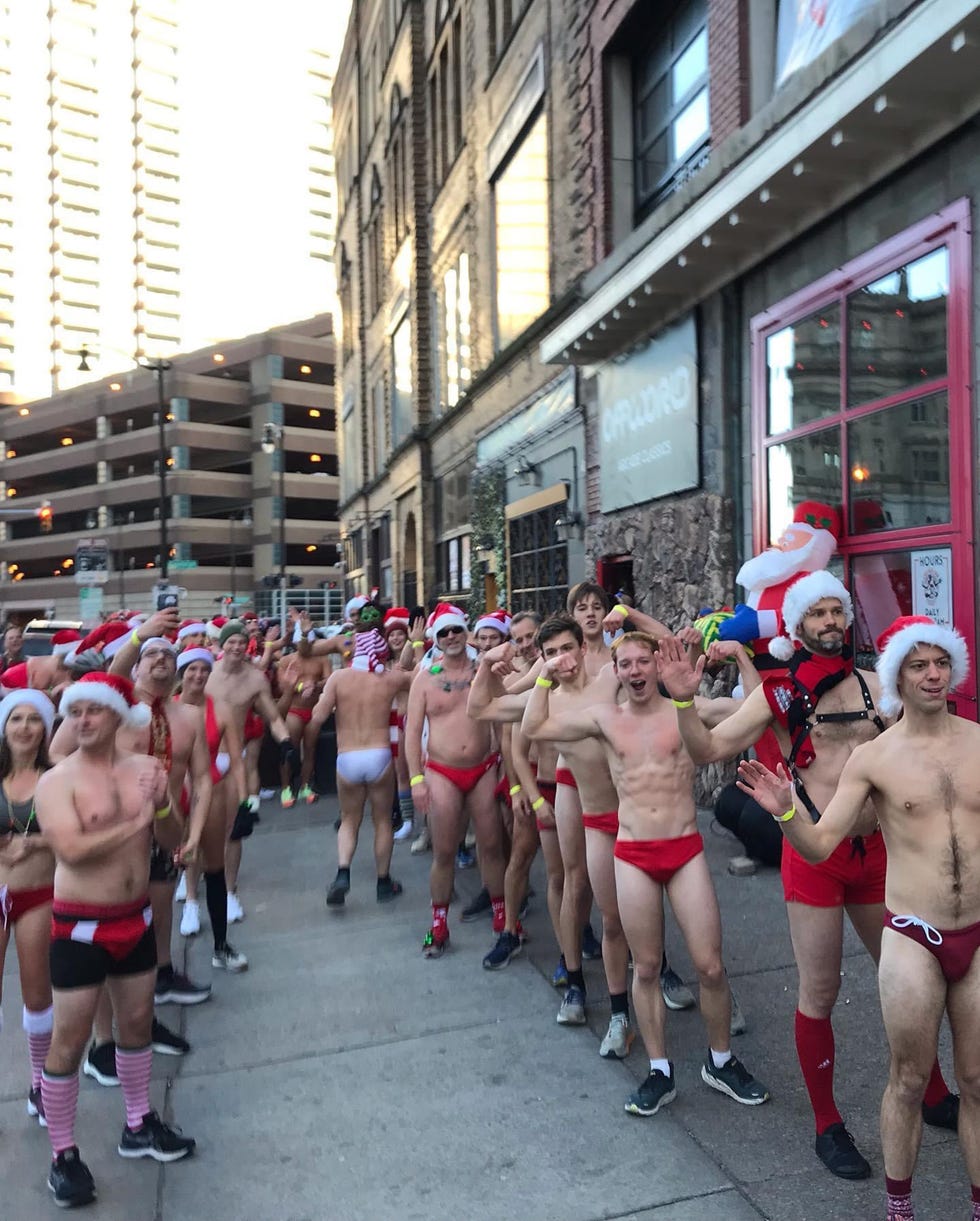a group of people wearing clothing