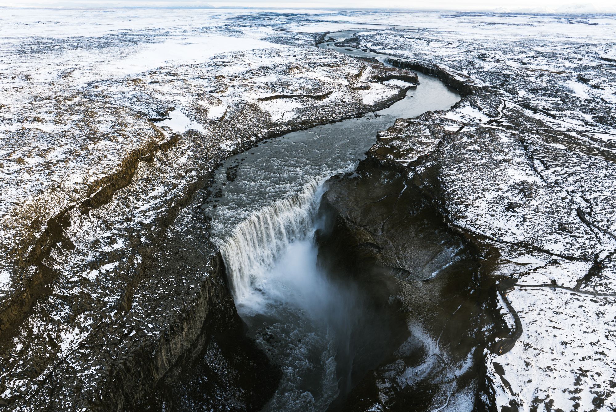 ﻿waterval dettifoss op ijsland