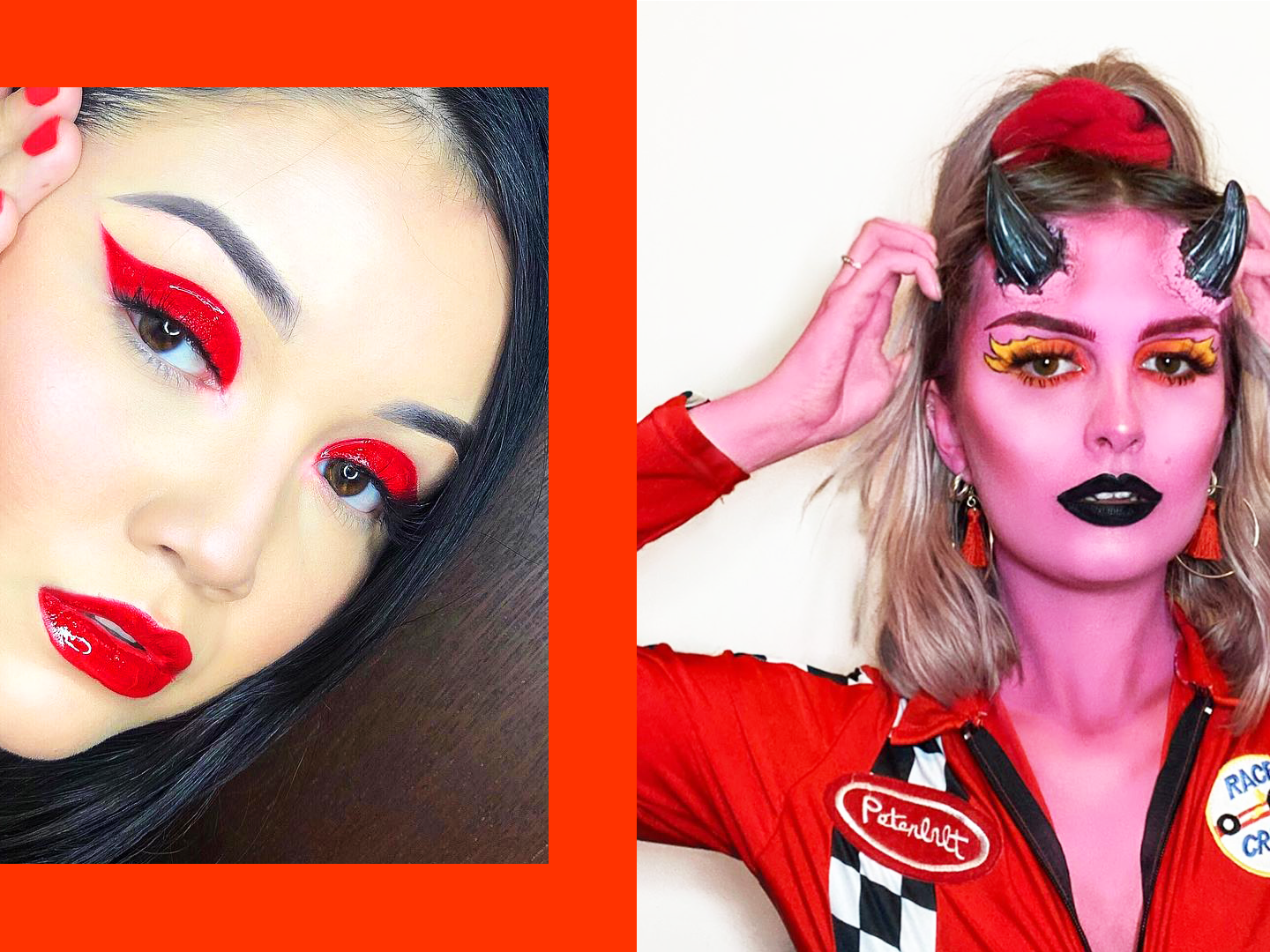 female devil costume makeup