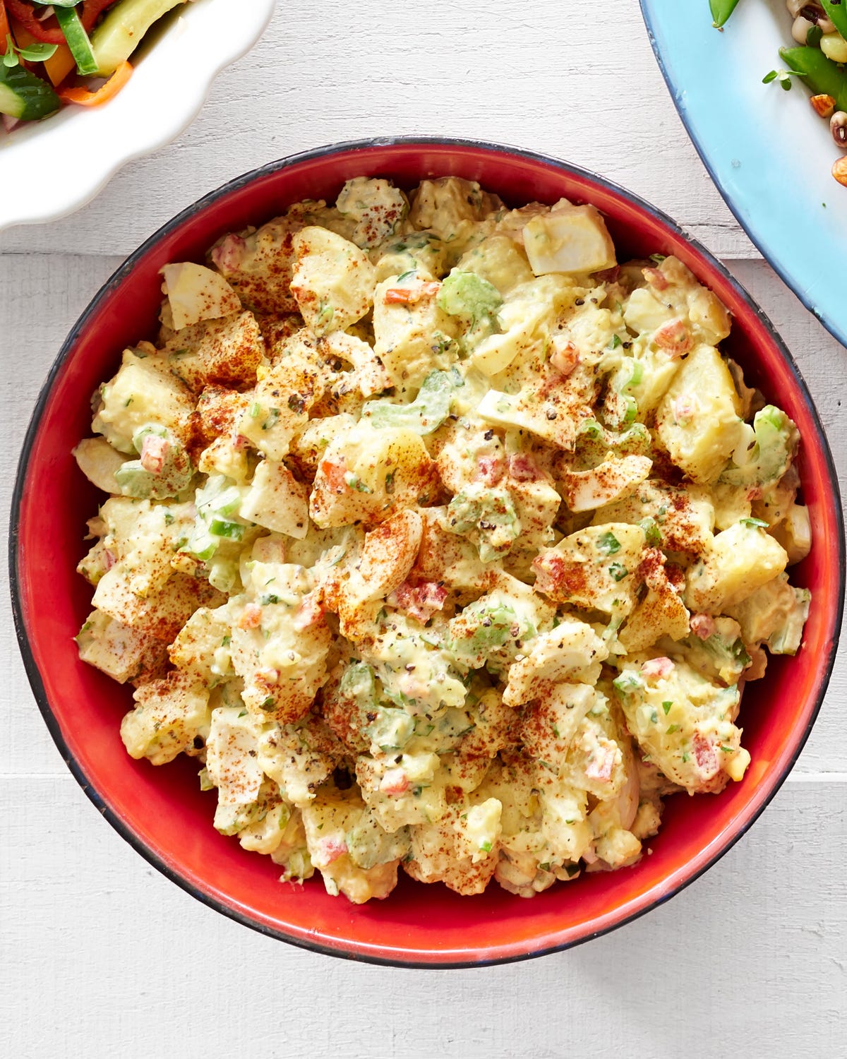 Deviled egg potato salad