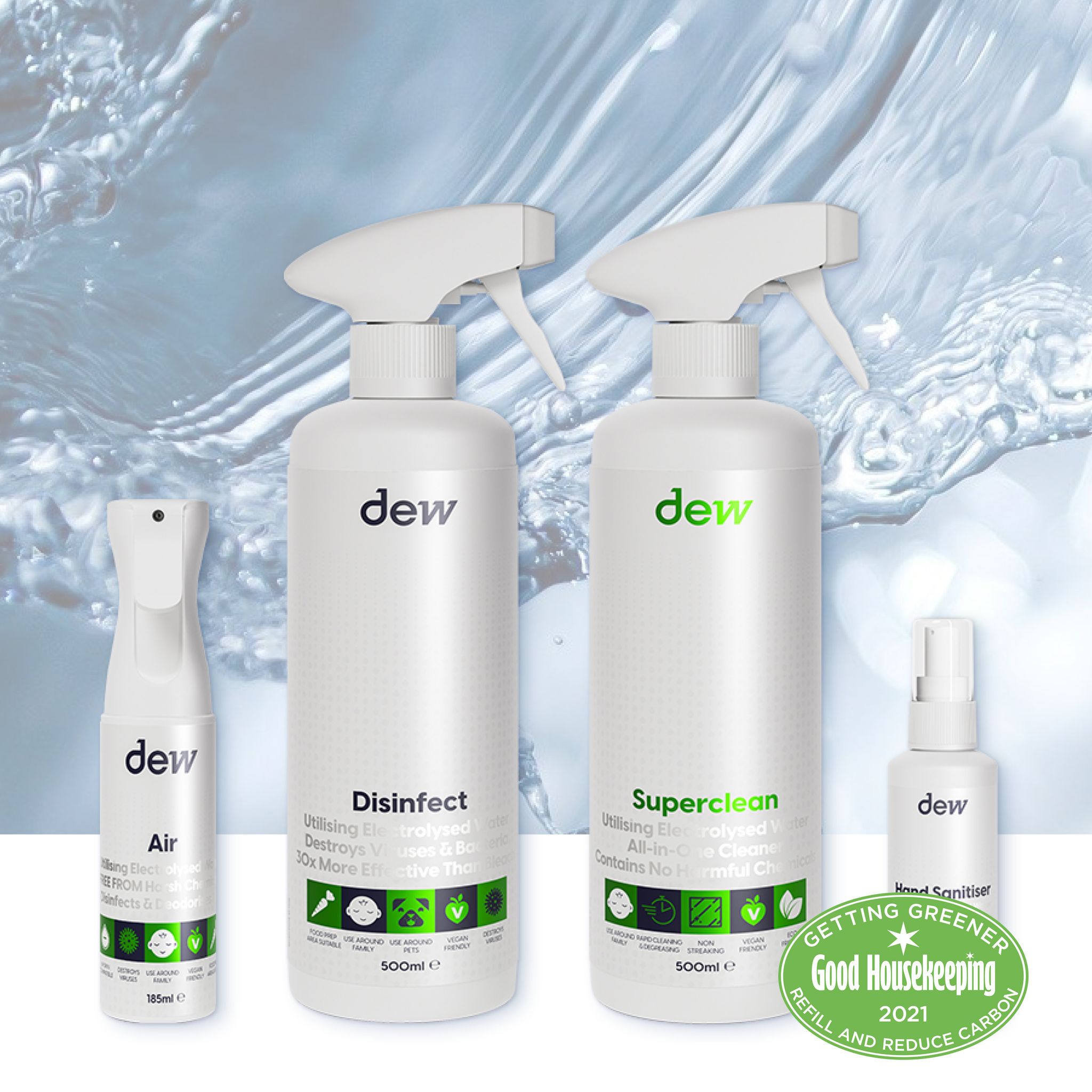 dew getting greener, household cleaner, eco, friendly, cleaning,