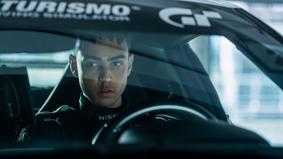 archie madekwe stars in columbia pictures gran turismo photo by gordon timpen