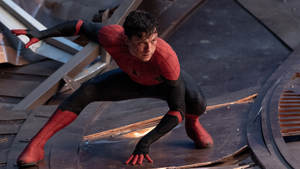 tom holland stars as peter parkerspider man in columbia pictures' spider man no way home