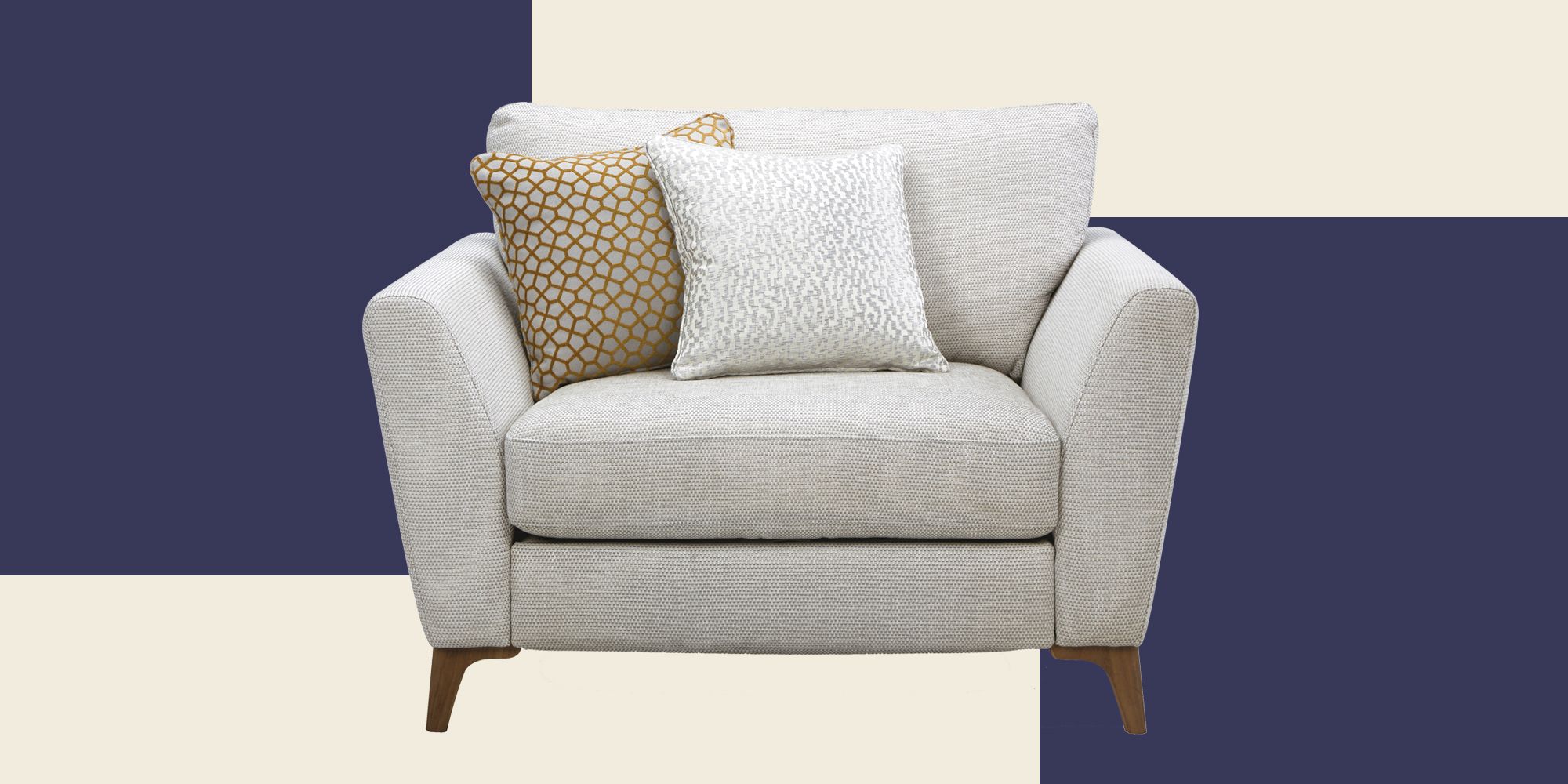 Dfs corner sofa and best sale cuddle chair