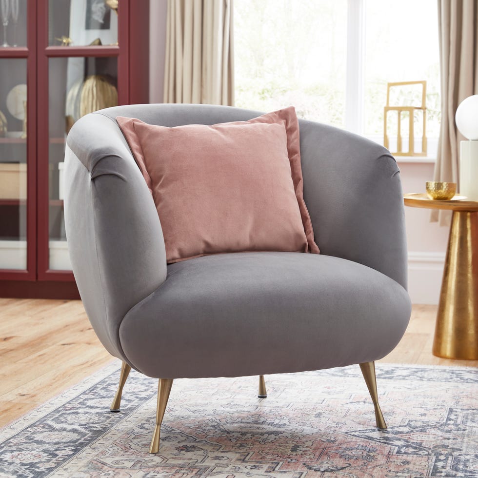 DFS Velvet Sofa - Darcy From The House Beautiful Collection