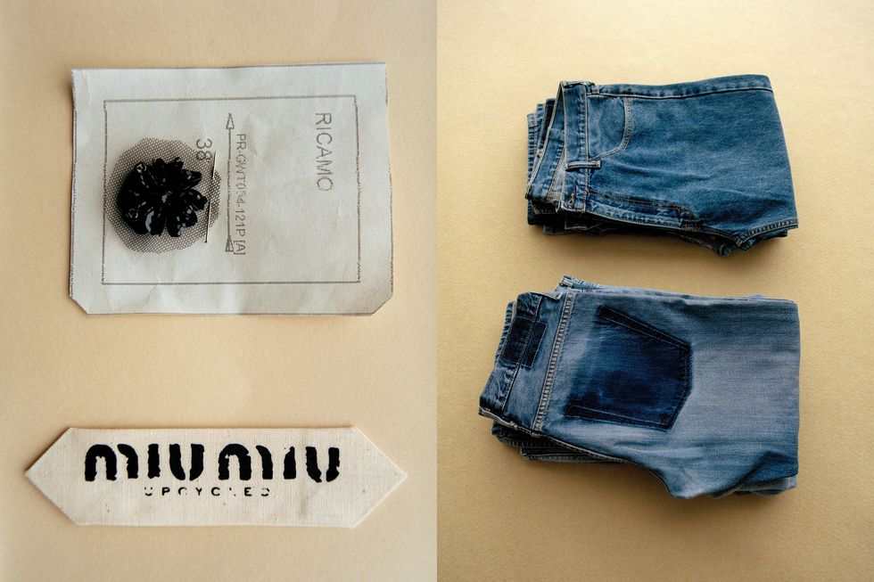 miu miu upcycled系列首度推出時髦包款！手工拆解、刺繡讓古董丹寧俏皮重生
