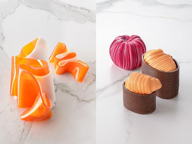 Orange, Baking cup, Food, Dessert, Muffin, Petit four, Sweetness, Cuisine, Confectionery, Baked goods, 