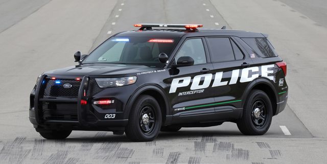  Ford Police Interceptor Utility Hybrid AWD ahorra gasolina
