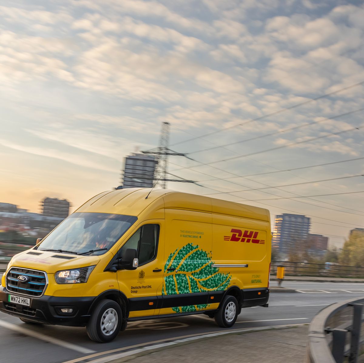 Ford Transit Electric Delivery Vans Added to DHL Fleets