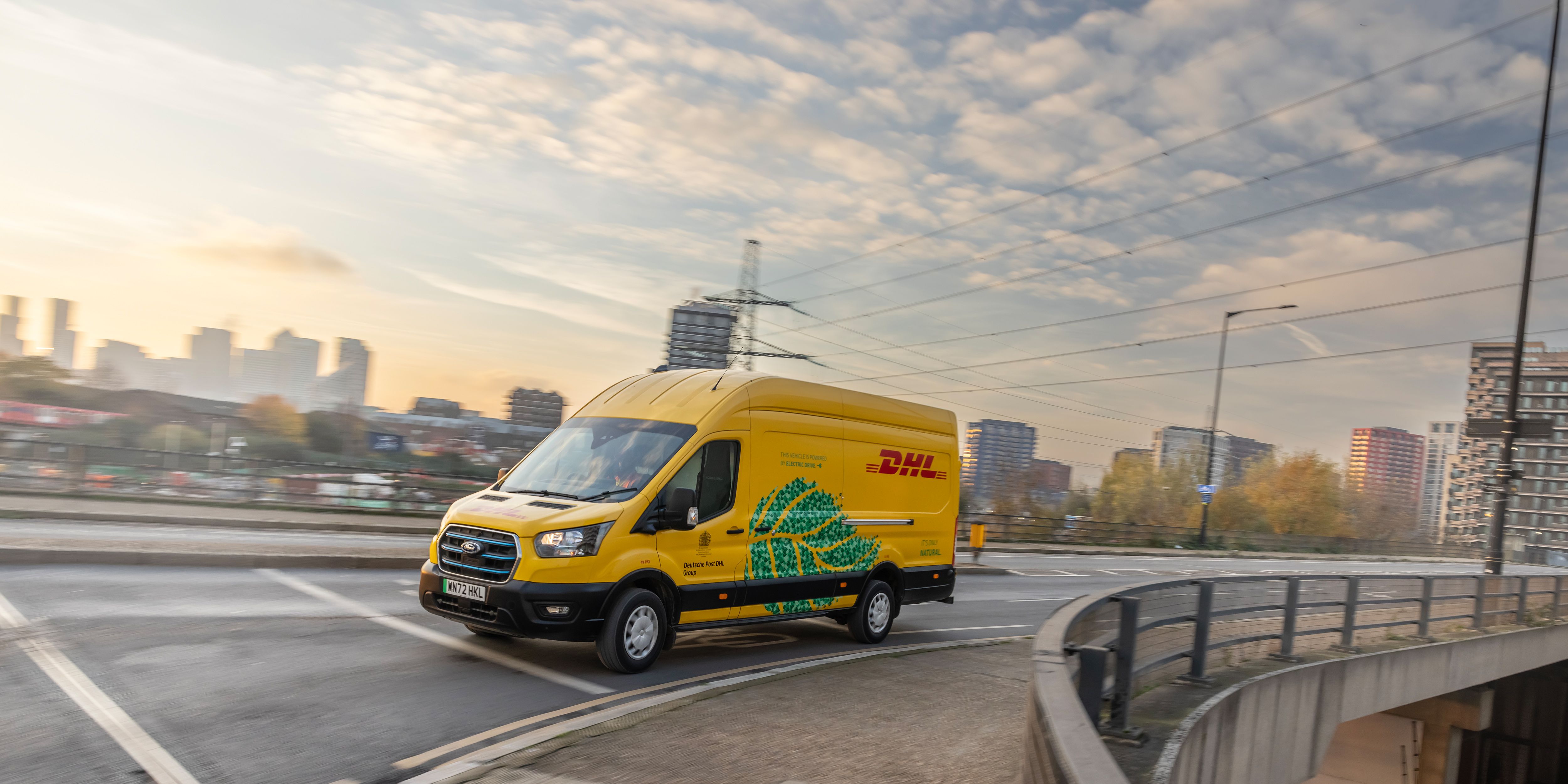 Ford Transit Electric Delivery Vans Added to DHL Fleets