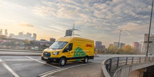 2023 ford transit dhl ev