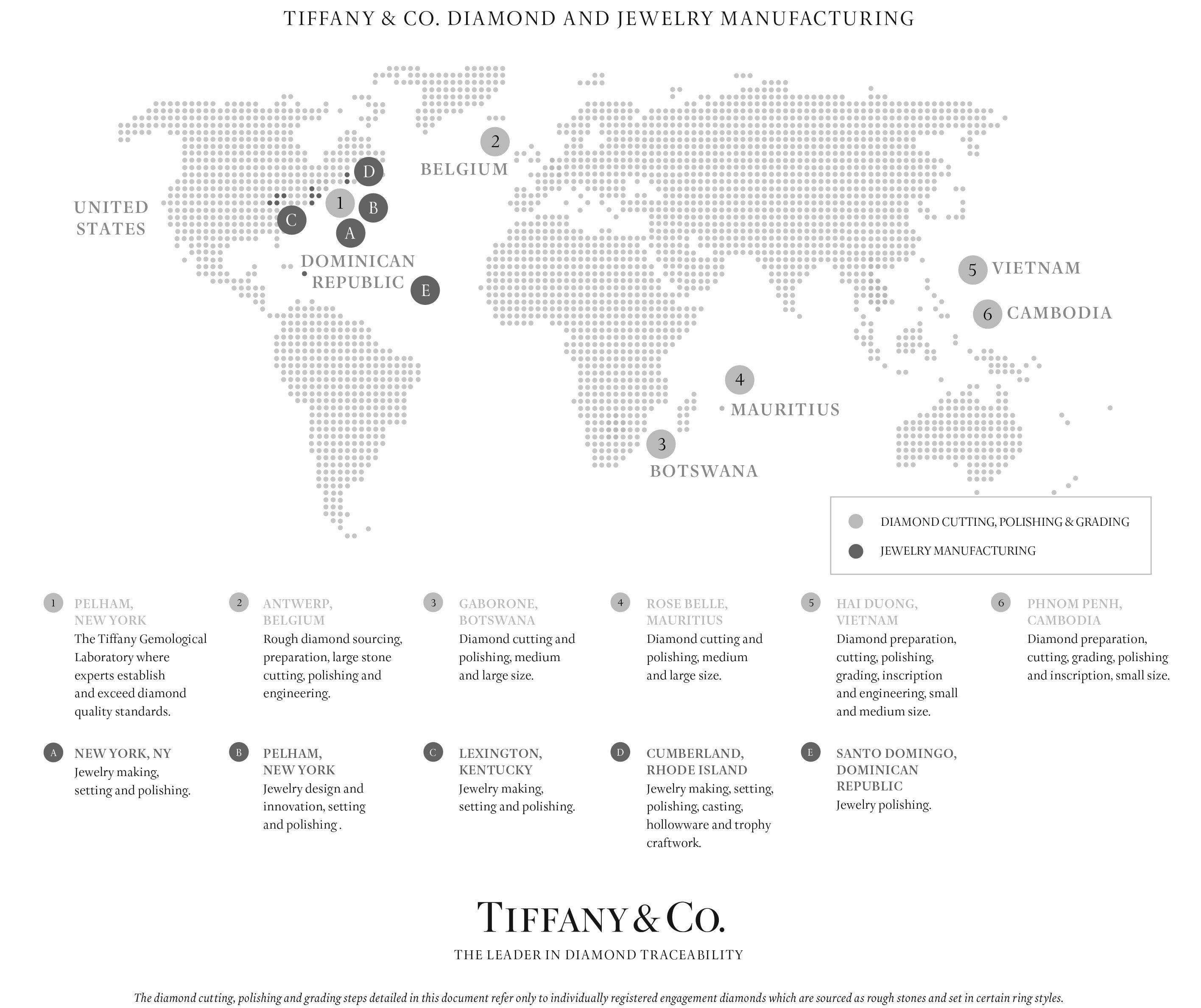 Tiffany and 2025 co manufacturing