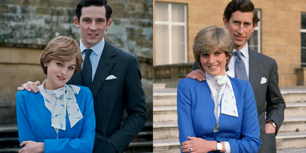 Princess Diana's Outfits & Fashion Recreated on The Crown in Side-by ...