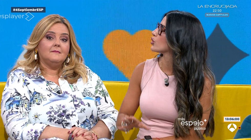 pilar vidal y diana higueras en el plato de espejo publico