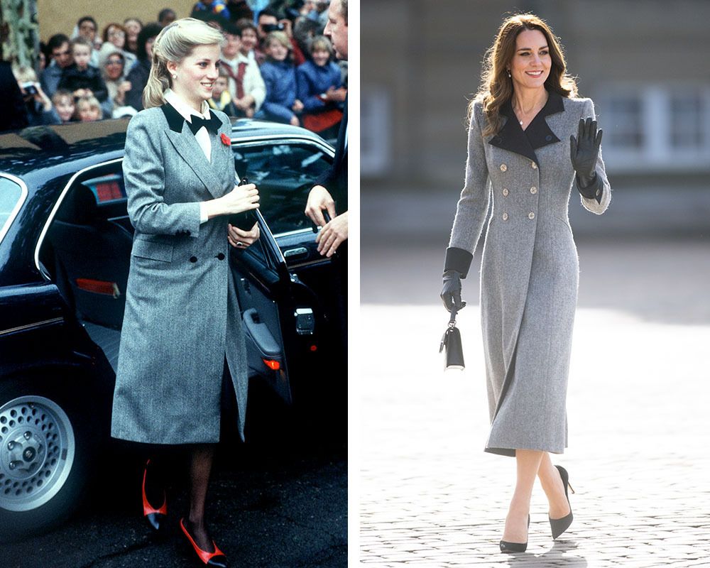 40+ Times Kate Middleton and Princess Diana Dressed Alike - Kate and Diana  Matching Clothes
