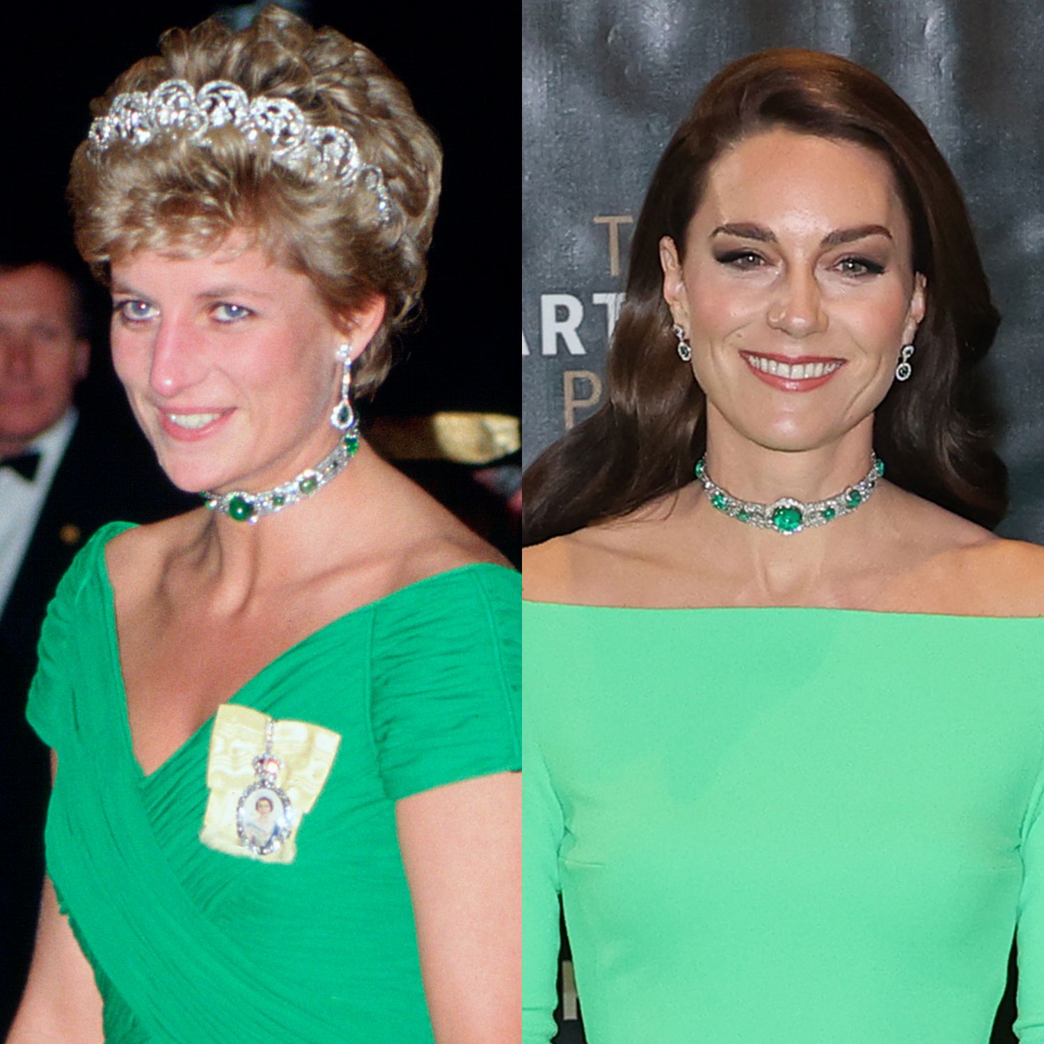 princess diana emerald necklace