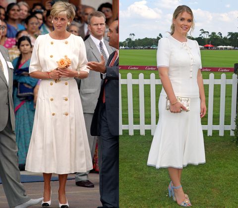 15+ Photos of Princess Diana & Lady Kitty Spencer Dressed Alike
