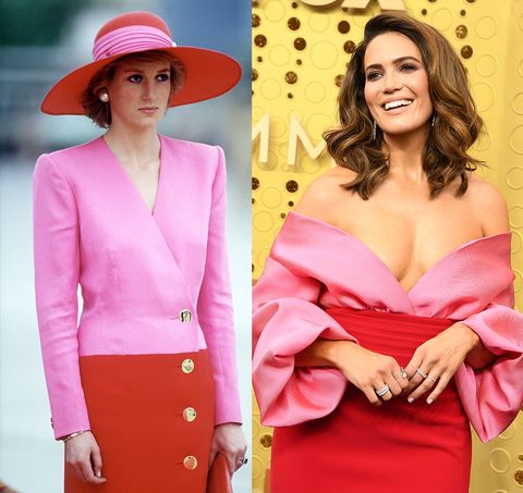 celebrities who dressed exactly like royals   princess diana and mandy moore