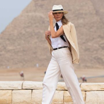 Princess Diana in Egypt; Melania Trump in Egypt
