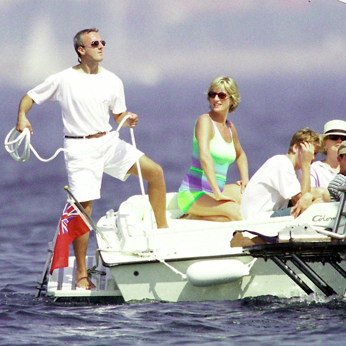 princess diana on al fayed yacht