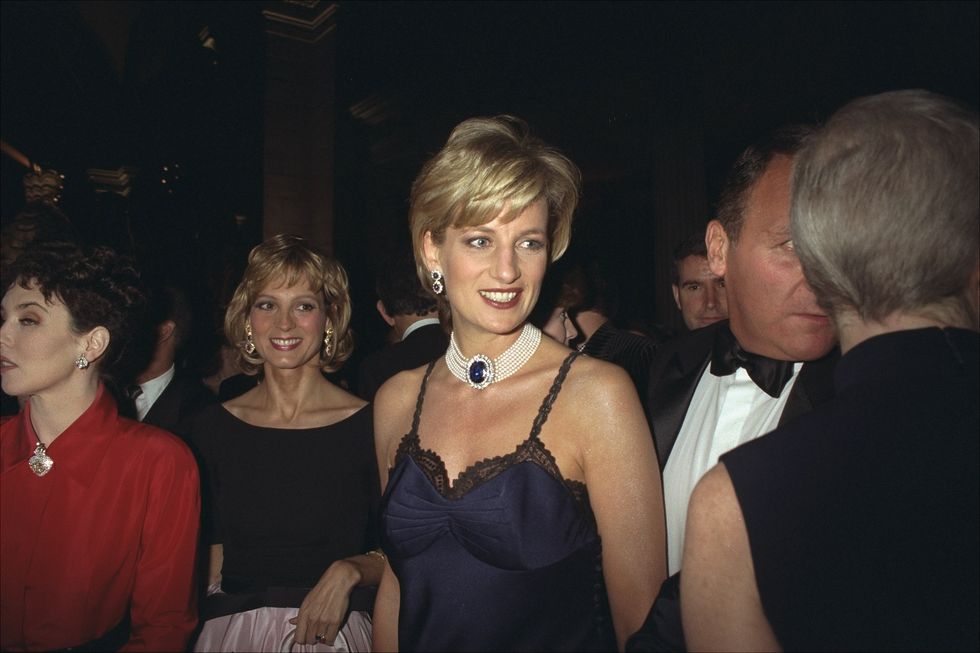 ﻿lady diana al met gala 1996