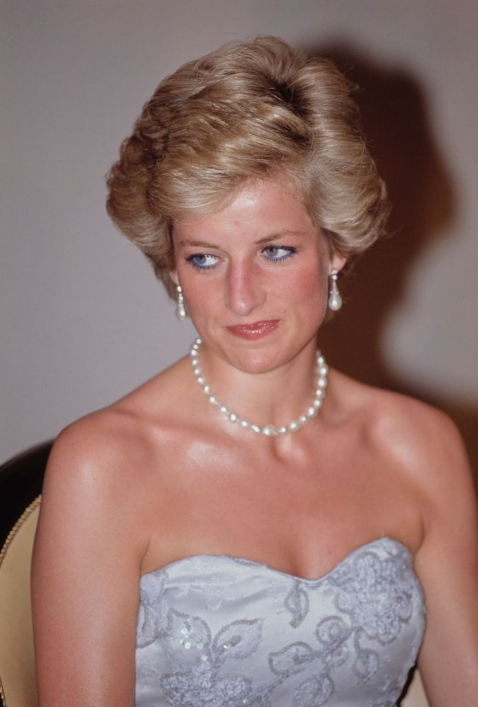Princess Diana Single Strand Natural White Real Pearl Necklace Choker - Etsy