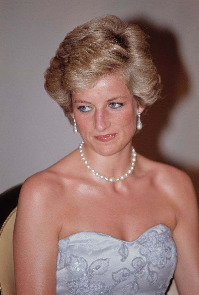 Princess Diana's Modern Ruby and Diamond Earrings