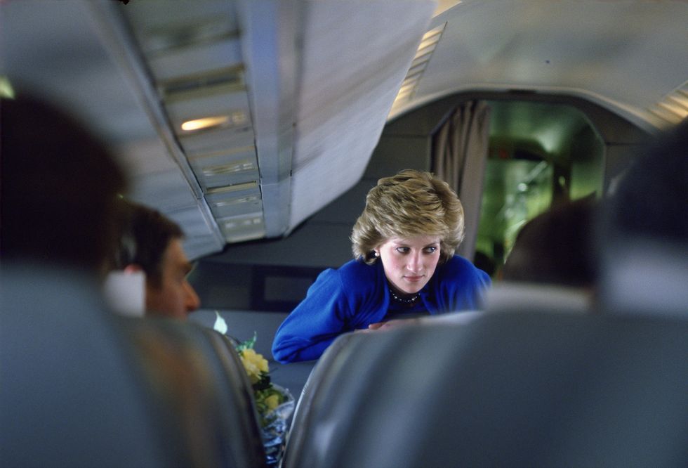Diana On Concorde Flight