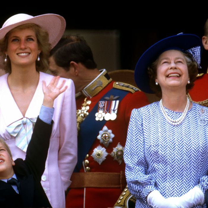 Diana, Princess of Wales ,Prince William,Prince Harry ,Queen Elizabeth II,Princess Margaret,Prince Charles, Prince of Wales,Trooping the Colour