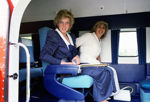 Diana, Princess of Wales with Anne Beckwith-Smith, her Lady-