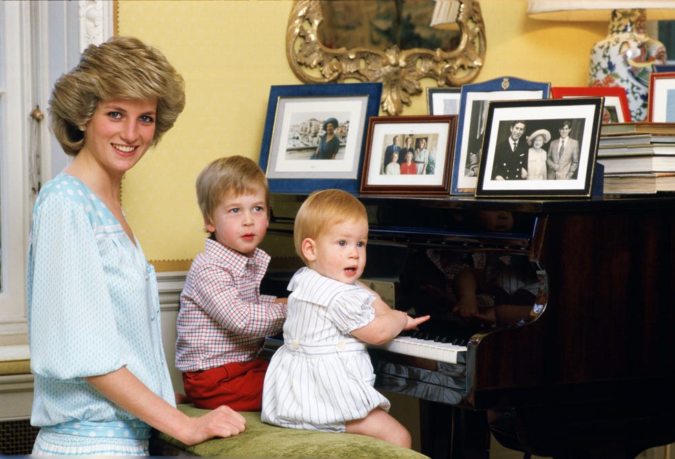 Rare Photos of Princess Diana as a Mom