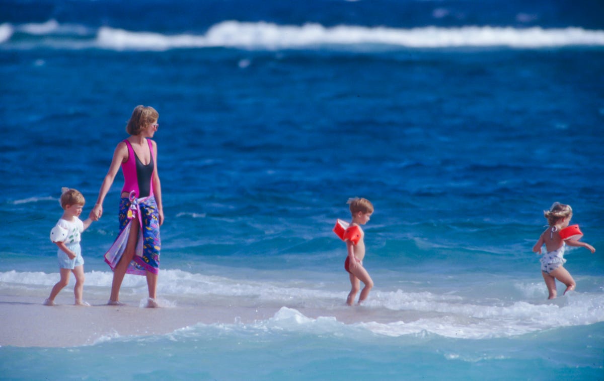 Le foto di Lady Diana a Necker Island | Marie Claire