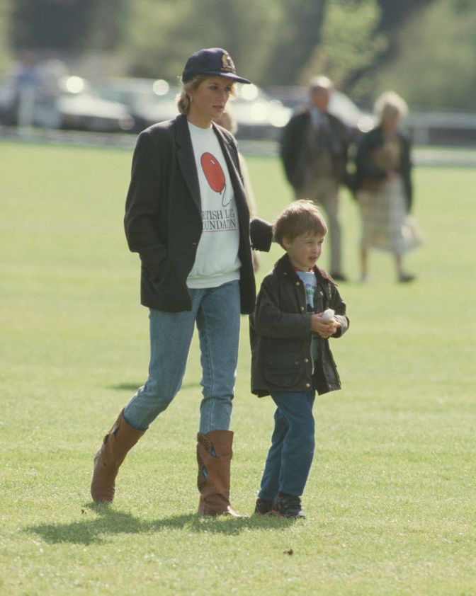 diana and william at polo
