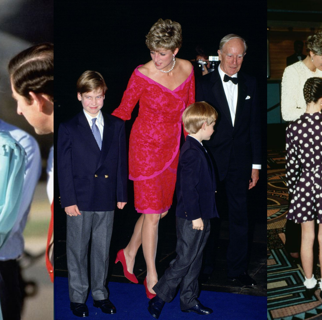 princess diana royal engagements with her kids