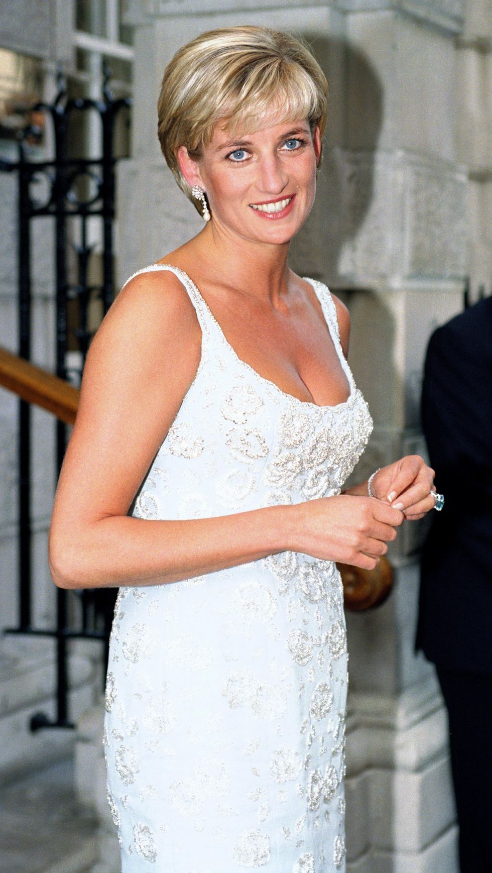 the princess of wales attends a gala reception  preview of her dresses auction