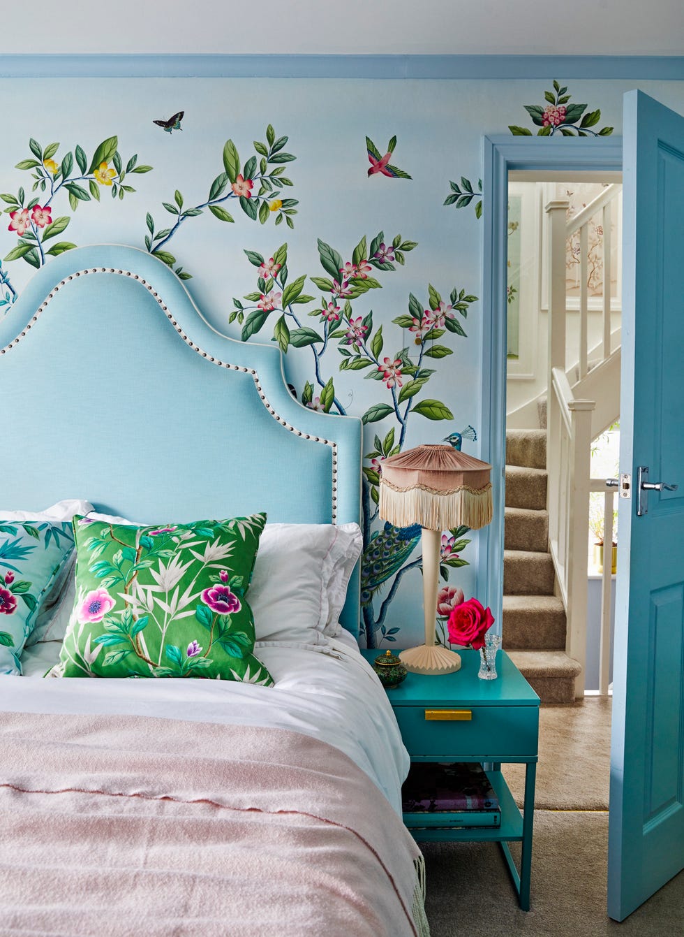 diane hill blue bedroom